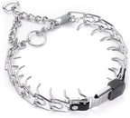 Herm Sprenger Chrome Plated Steel Dog Collar with Short Links and Quick Release ClicLock Buckle and Biothane Insert Made in Germany 20in x 3.0mm (Neck Size up to 16-17in) (Passionfruit Pink) - Image 10