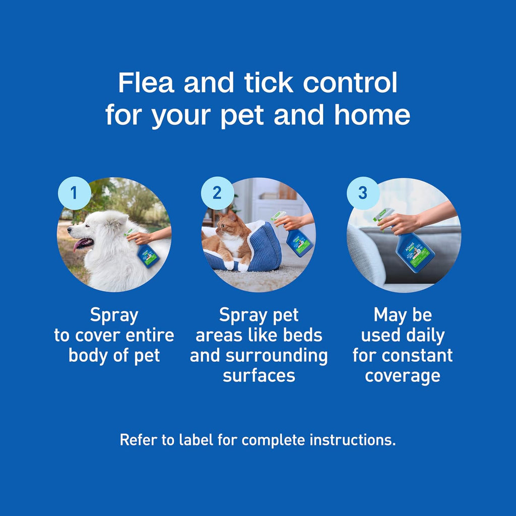 ADAMS Botanicals Flea & Tick Pet & Home Spray, Flea and Tick Spray for Dogs, Cats, Puppies, & Kittens, Indoor Home Treatment, Kills on Pet Bedding and Furniture, 16 Oz - Image 10