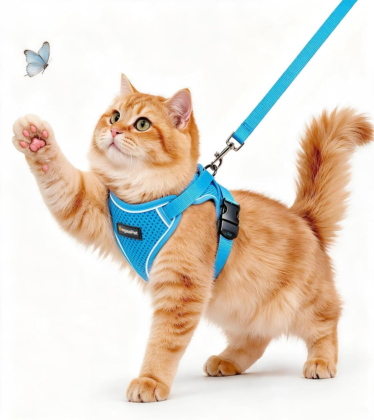 Cat Harness and Leash for Walking, Escape Proof Adjustable Vest Harness - Image 10