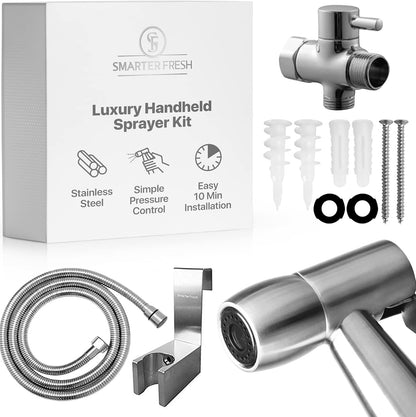 SmarterFresh luxury handheld diaper sprayer and bidet set