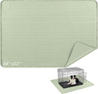 Silicone Dog Crate Mat, 40"x 28" Under Dog Crate Kennel Pad with Raised Edge, Washable Dogs Bed Mat, Waterproof, Leakproof, Protect Floors (Dark Grey) - Image 12