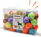 INSUM Tennis Balls for Dogs - 12 Pack 2.5'' Durable Non-Toxic Outdoor Dog Toys Balls with Mesh Bag, SGS Certified, Colorful Fetch Toys, Medium Large Breeds (Non Squeaky) - Image 14
