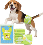 Dono Dog Diapers Male, Disposable Male Dog Wraps 60ct, Super Absorbent Doggie Diapers with Wetness Indicator, Leak-Proof Belly Band, Puppy Pampers for Excitable Urination, Incontinence, Small - Image 11
