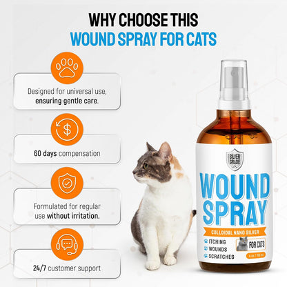 USA imported Silver Grade pet skin recovery remedy bottle