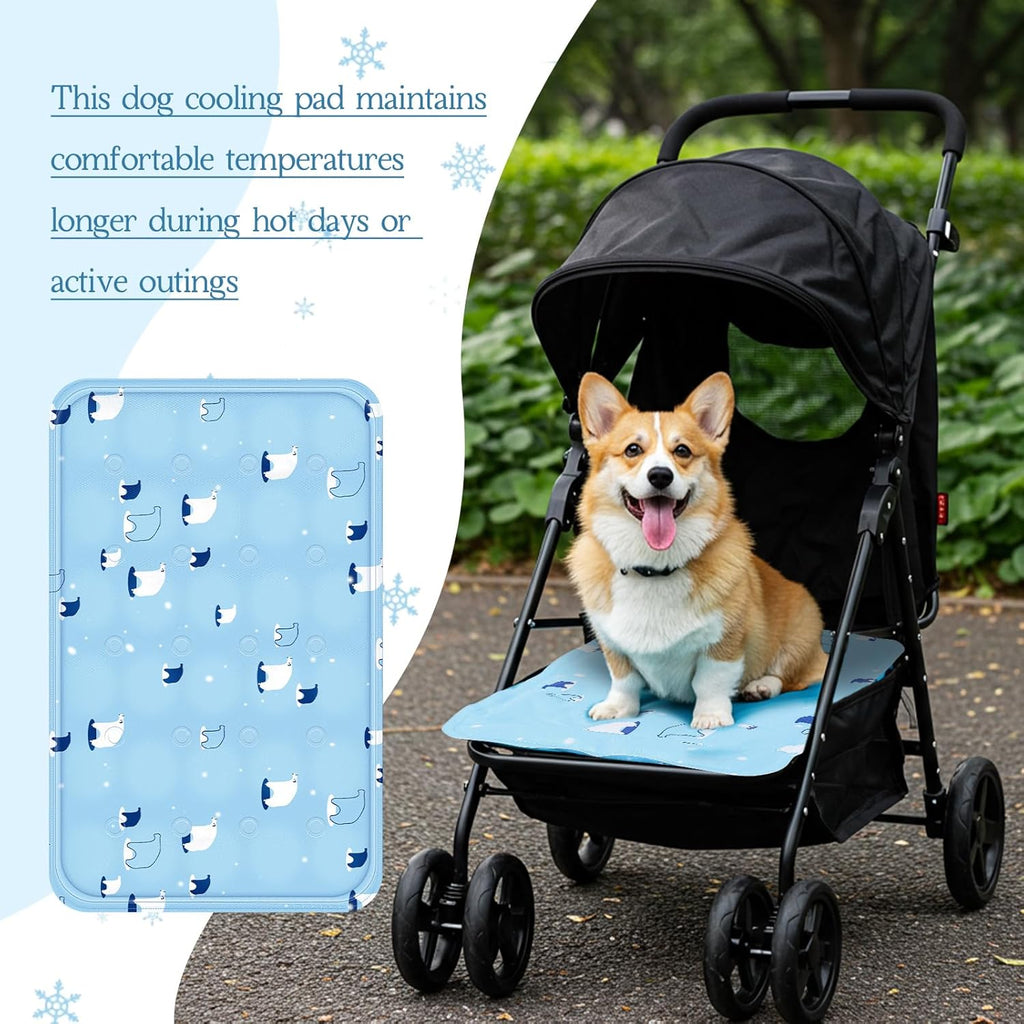 Nuanchu durable pet cooling pad showing the scratch resistant material texture.
