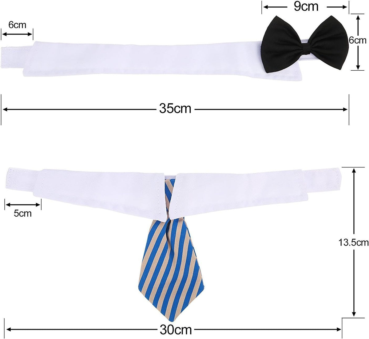 Shappy adjustable cat and small dog formal necktie