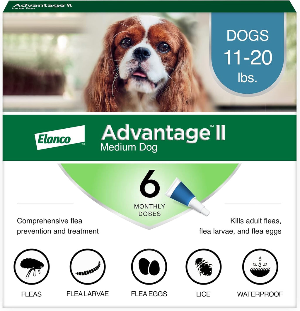 Advantage II XL Dog Vet-Recommended Flea Treatment & Prevention | Dogs Over 55 lbs. | 6-Month Supply - Image 15