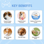 USA imported dog supplement for healthy skin coat and everyday vitality