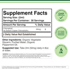 Liquid Chlorophyll Drops, Peppermint Flavored, 2 fl oz - Image 2