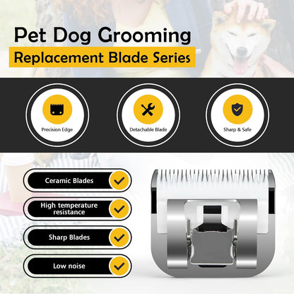 Cosyonall detachable ceramic pet clipper blade 1/16 inch cutting length