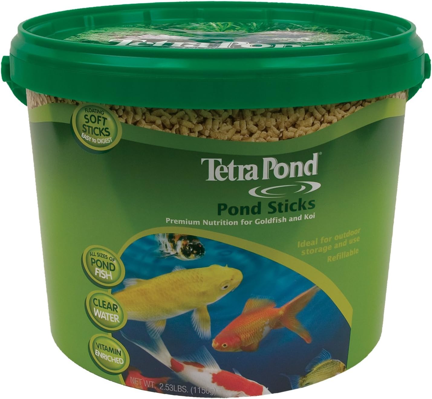 TetraPond 15 liter pond fish food bag