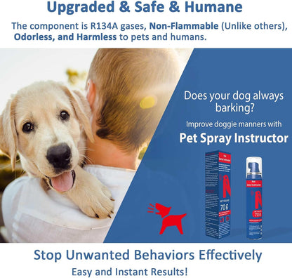 Two bottles of Gutes Leben dog training spray