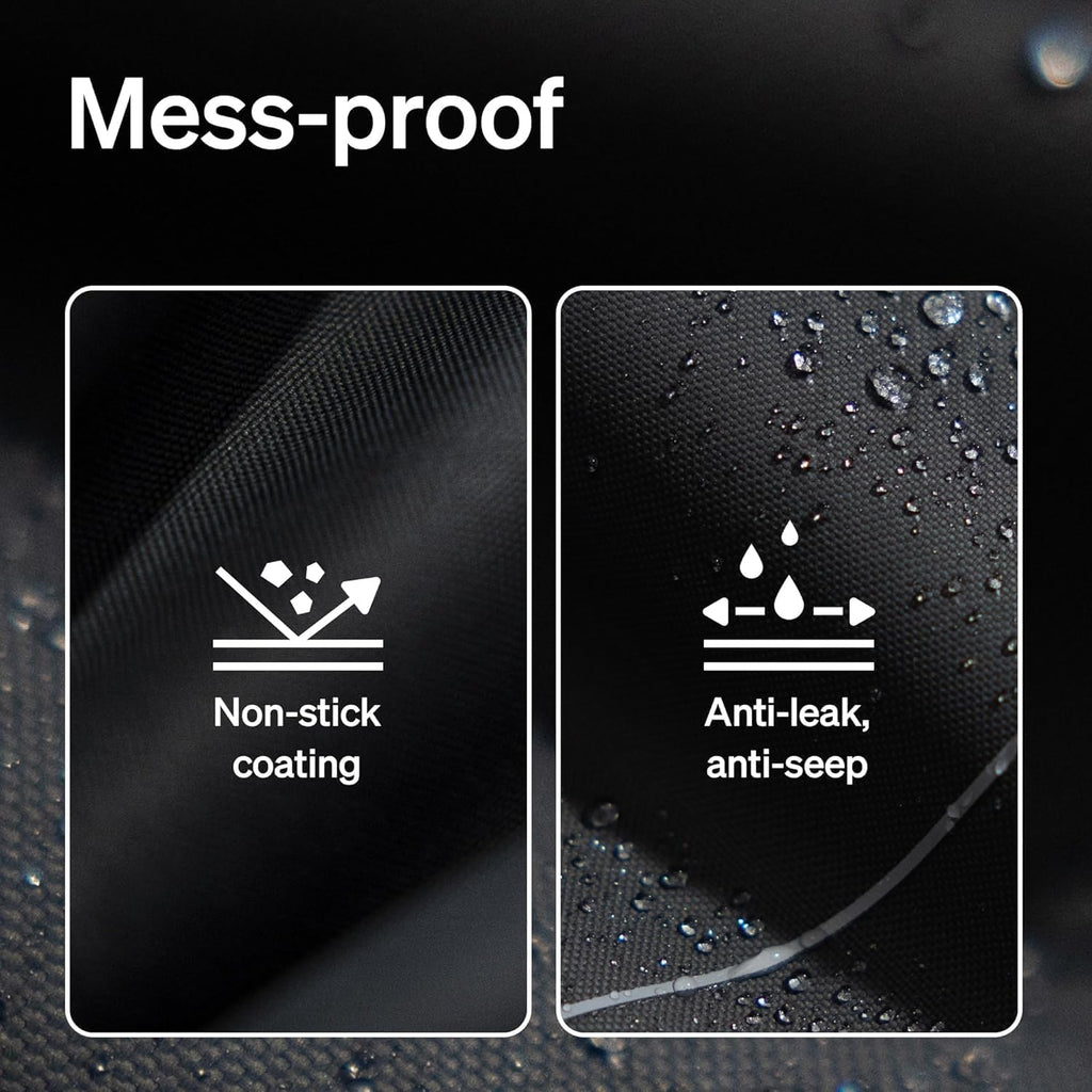 Claw proof woven polyester petlibro litter mat showing non stick coated surface
