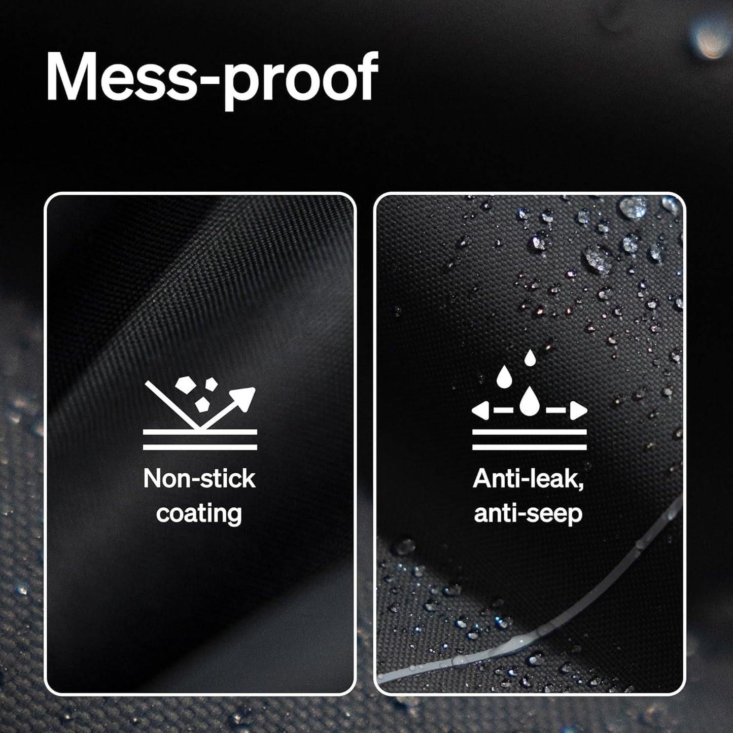 Claw proof woven polyester petlibro litter mat showing non stick coated surface