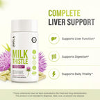 Uvola Milk Thistle Synbiotic Formula - Vegan - 60 Capsules - Image 4