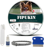 Fipukin pet care kit with flea comb and collars