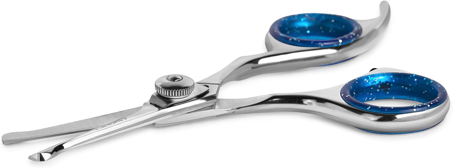 Laazar straight cat and dog trimming scissors on a clean background