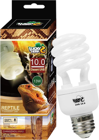 Authentic Lucky Herp 10.0 UVB lamp for tortoise enclosures