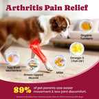 BuddyCheer canine arthritis pain relief supplement daily feeding chart