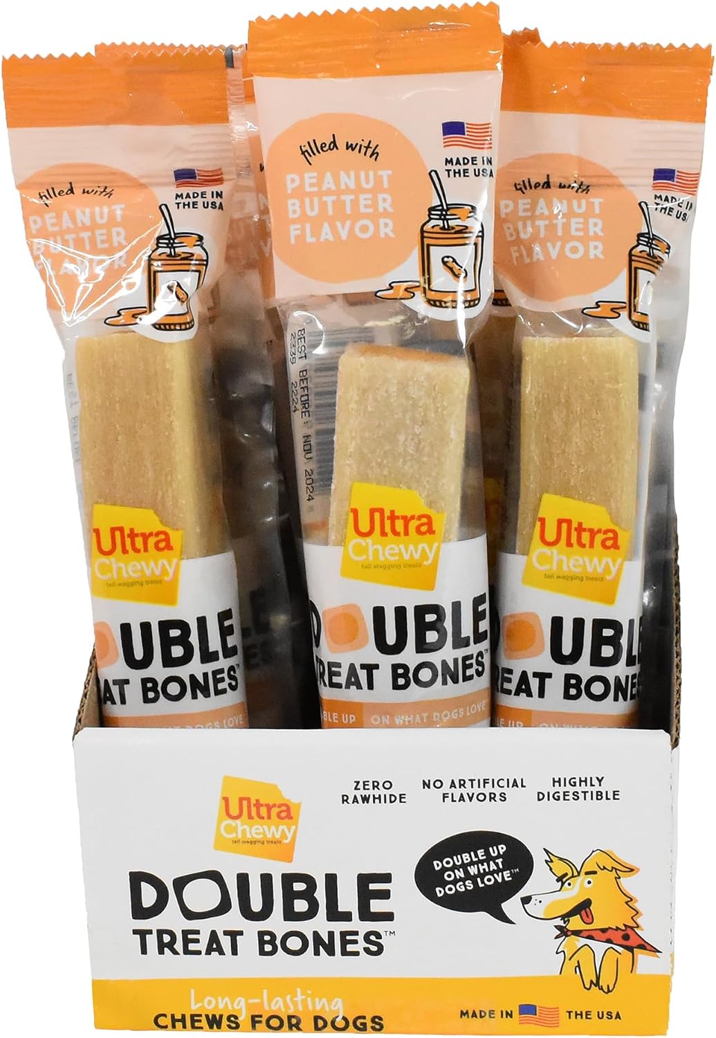 Ultra Chewy authentic USA imported pet products dental health bones for dogs