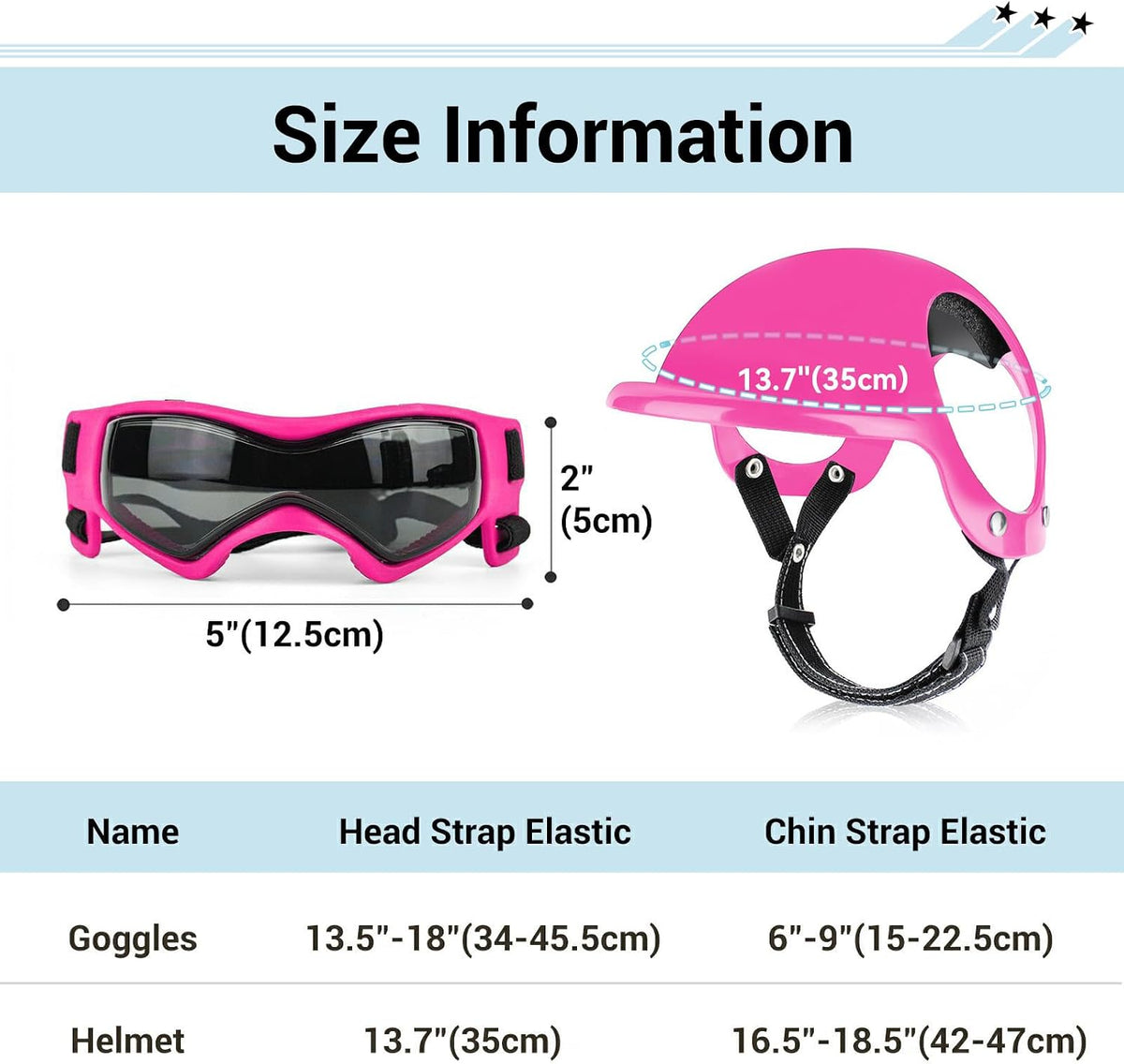 Pink Billionchains dog motorcycle gear set for small pets