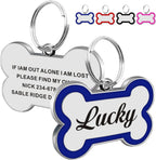 Dog Tags Personalized for Pets Dog Name Tags Personalized Dog Tag Engraved Custom Dog Tags for Pets Custom ID Tags for Puppy Cat (Pink, S) - Image 15