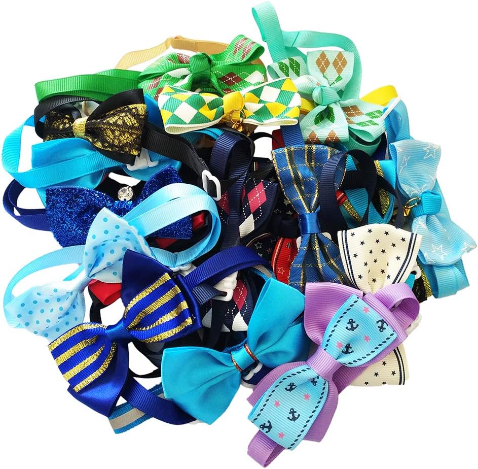 Close up view of the adjustable strap and buckle on the PET SHOW puppy necktie collar.