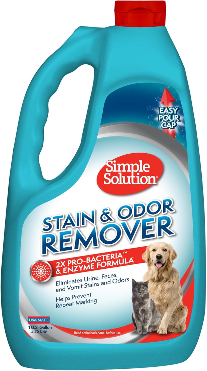 Simple Solution Stain and Odor Eliminator Spray, Enzyme Carpet Cleaner for Dogs and Cats, Pet Stain Remover and Urine Odor Eliminator, Multi Surface Pet Cleaning Solution, 32 oz (Pack of 2) - Image 11