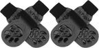 Expawlorer anti-slip dog socks front view showing paw grips