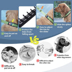 Mayerzon medium size dog collar with reflective stitching for safety