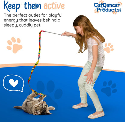 Close-up view of the high-quality non-toxic materials used in the authentic international Cat Dancer products.