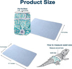 Reusable absorbent pad for small lizard travel