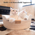 Cheerhome Pets cat bed used as pet toy storage basket
