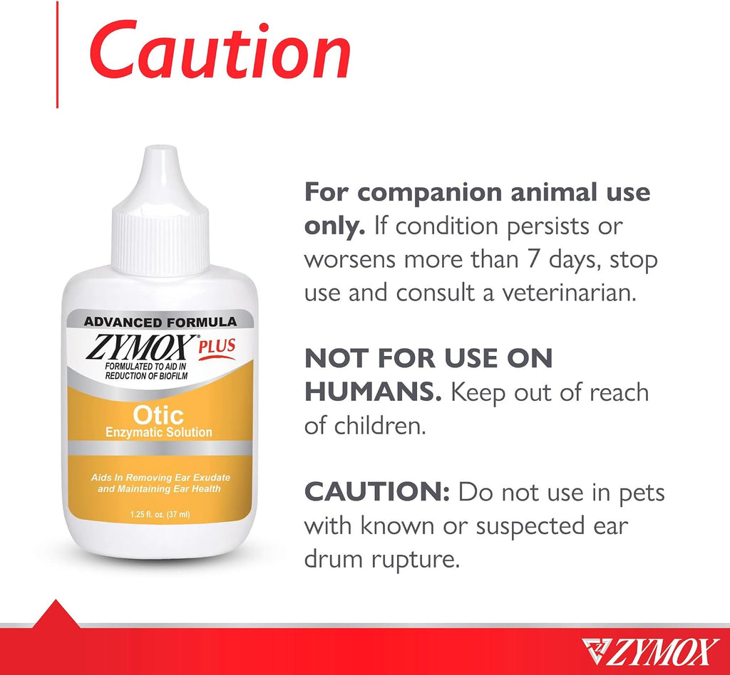 Zymox otic plus enzymatic solution box and container together