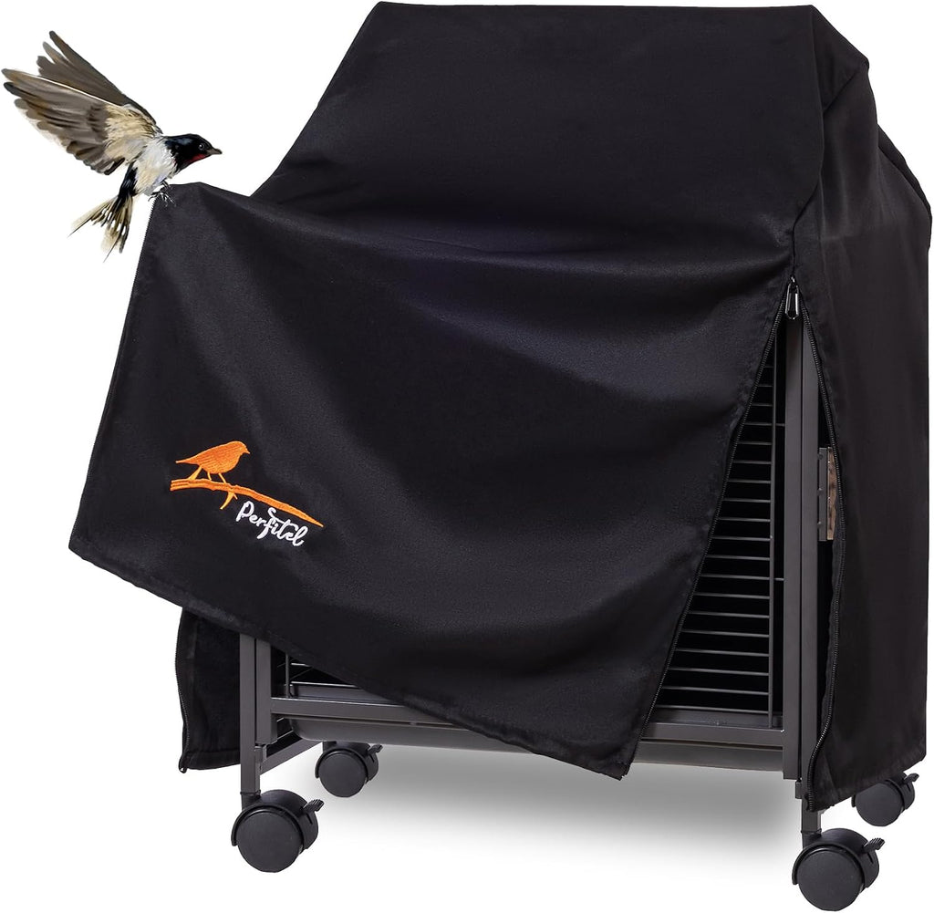 Perfitel washable bird cage cover packaging and details