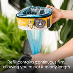 Square continuous film design of Pet Genie jumbo waste refill cartridge