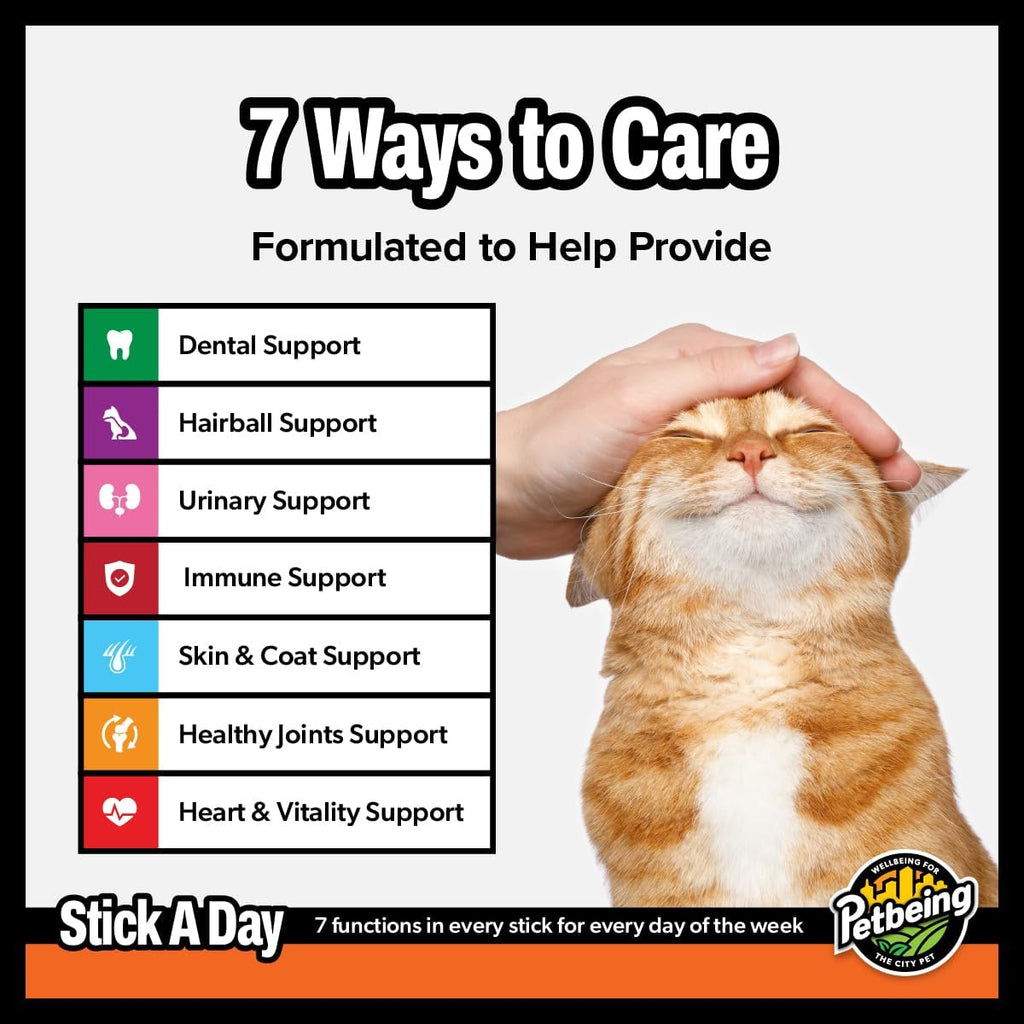 Authentic American imported daily wellness soft chews for adult cats