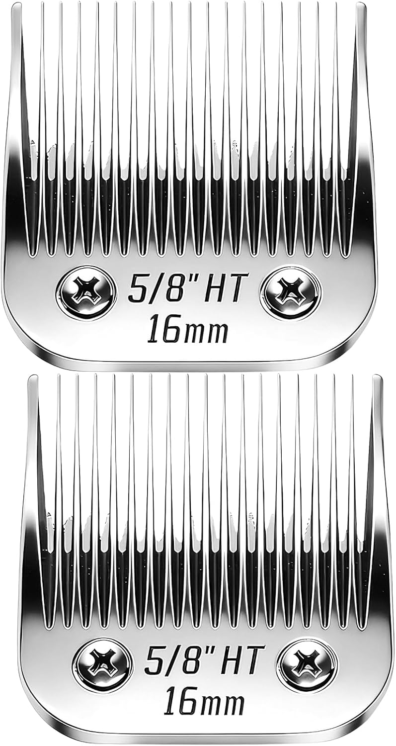 4pcs Dog Grooming Blades Compatible with Andis Dog Clippers,Detachable Ceramic Blade & Stainless Steel Blade (3FC+4FC+5FC+7FC) - Image 12