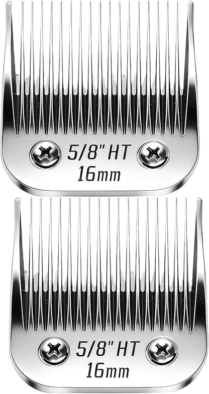 4pcs Dog Grooming Blades Compatible with Andis Dog Clippers,Detachable Ceramic Blade & Stainless Steel Blade (3FC+4FC+5FC+7FC) - Image 12