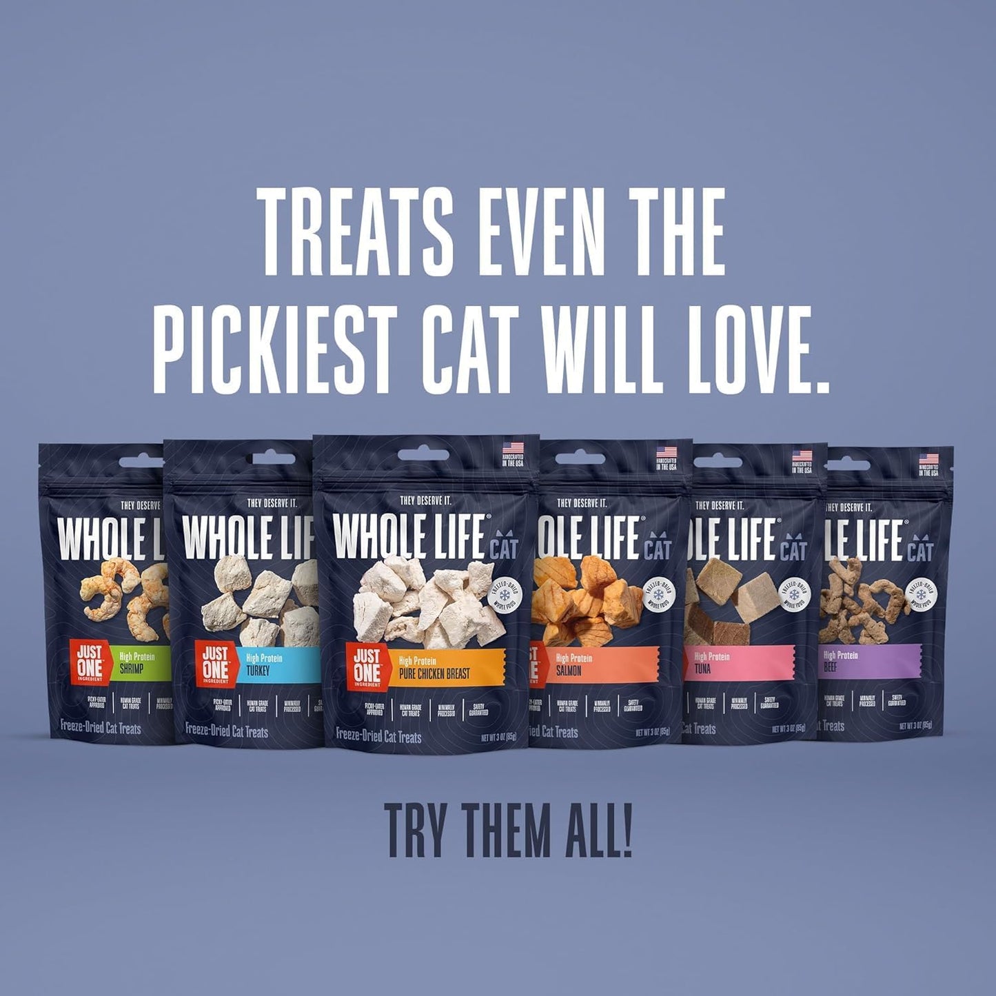 Natural high protein freeze dried chicken snacks for healthy training