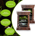 BNOSDM two pack reptile bedding bags displaying product capacity