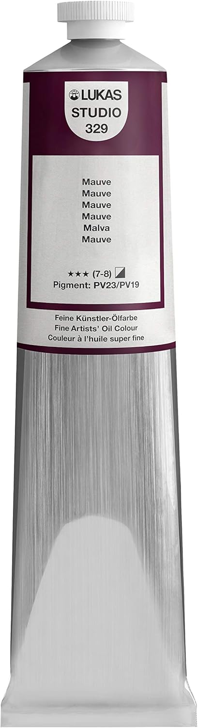 Lukas Studio 200 Millilitres Terra di Siena Natural oil paint color swatch