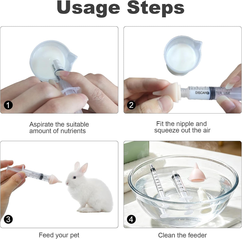 Premium imported pet nursery bottle set for healthy development.