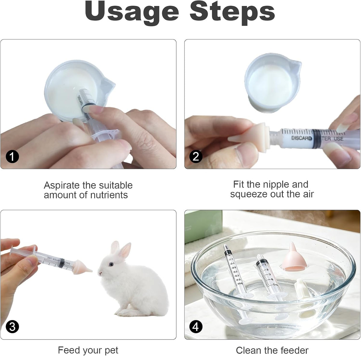 Premium imported pet nursery bottle set for healthy development.