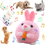 Interactive Moving Dog Toys - Interactive Dog Toys Plush Chew Toy with Bouncing Ball, Music & Recording Rechargeable Self-Play Toys for Small, Medium & Large Dogs to Keep Them Busy (Turtle) - Image 10