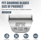 BILLAR detachable wide pet clipper blade made from 440C stainless steel.