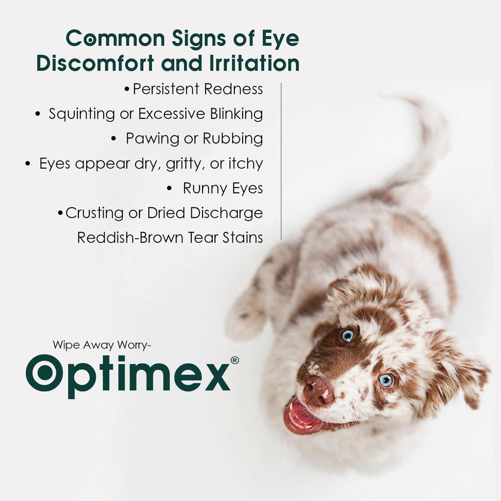 Imported USA pet grooming eyewash for soothing seasonal animal allergies.