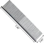 Demonstration of the rust resistant yuntop cat comb removing mats and tangles.
