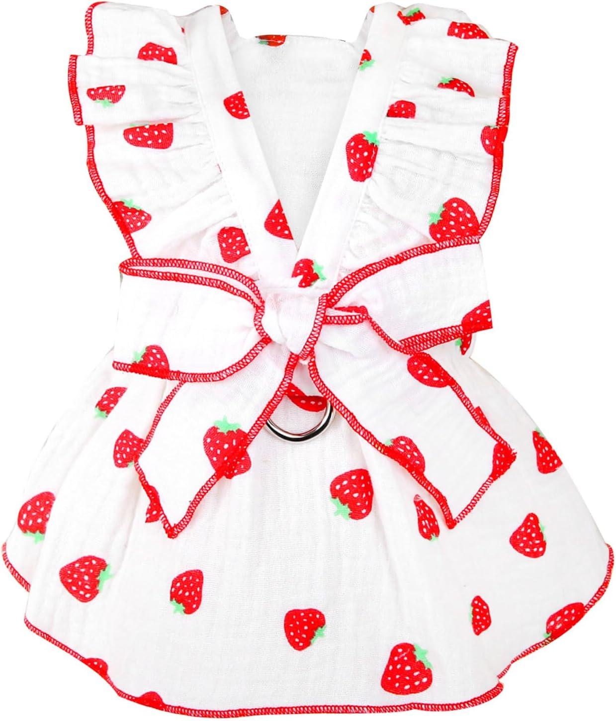 AXIIJGL puppy clothes for small girl dogs displayed from a side angle