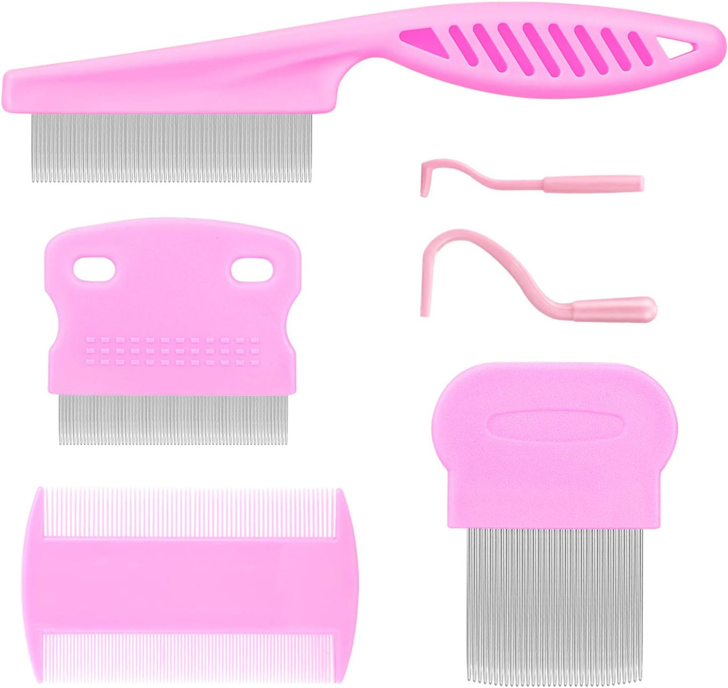 Premium imported blue cat and dog fine tooth comb package view